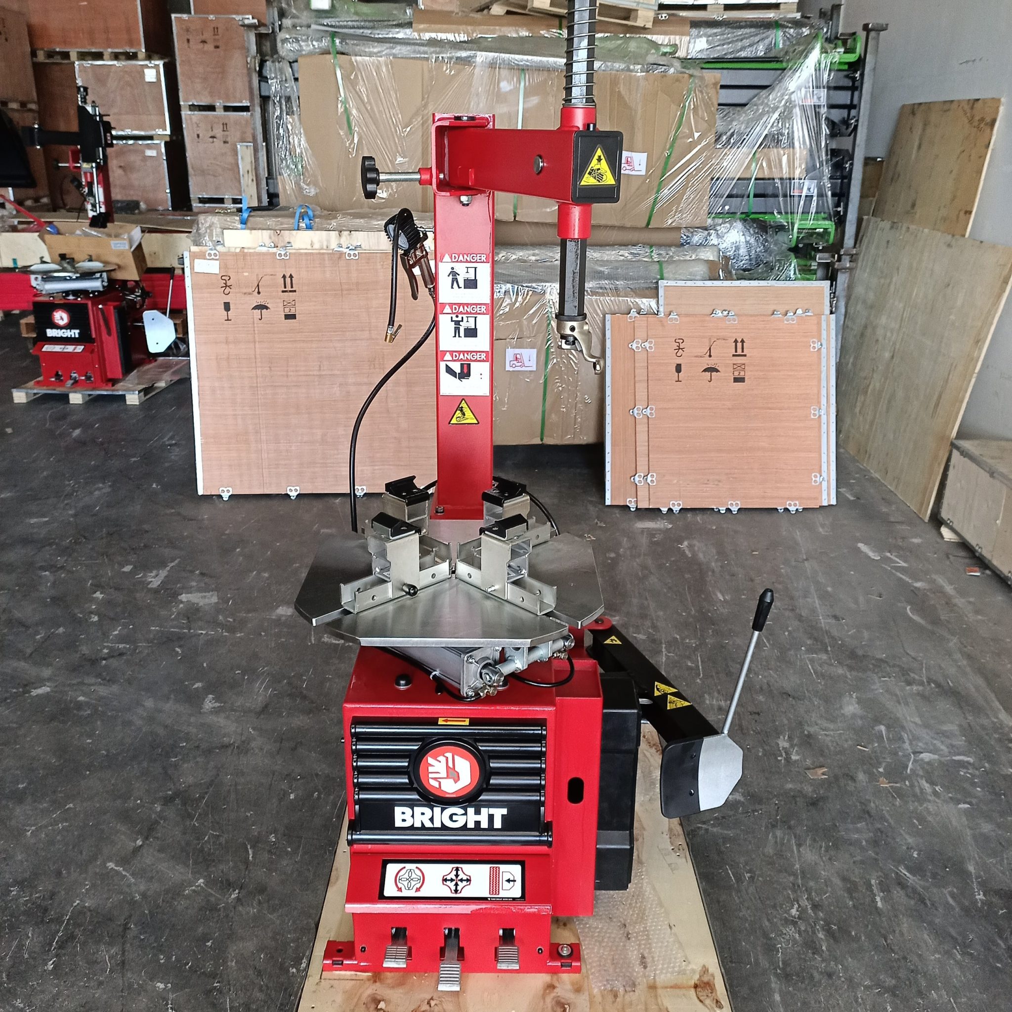 BRIGHT M806B Motorcycle Tyre Changer Autohoist Australia