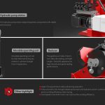 Tyre changer features: hydraulic pump station, movable operating unit, and aluminium alloy reducer gearbox